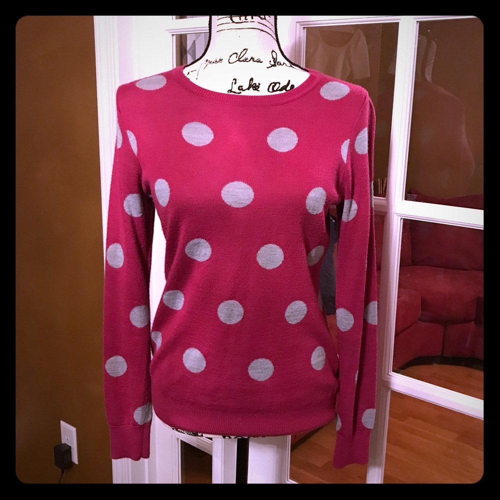 The Limited-Polka Dot Sweater Size M